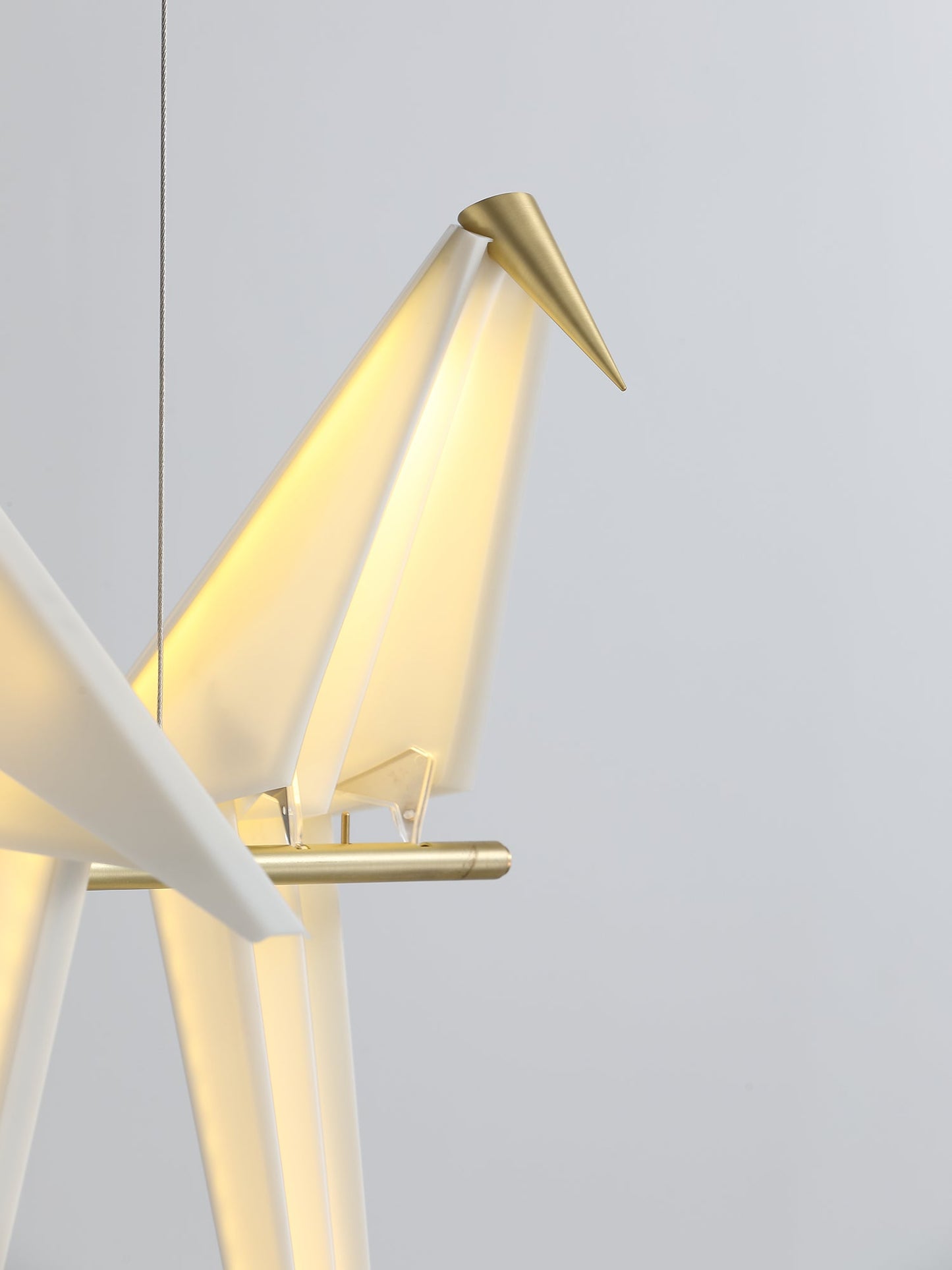 Paper Crane Bird LED Pendant light Chandelier