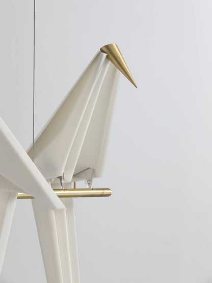 Paper Crane Bird LED Pendant light Chandelier