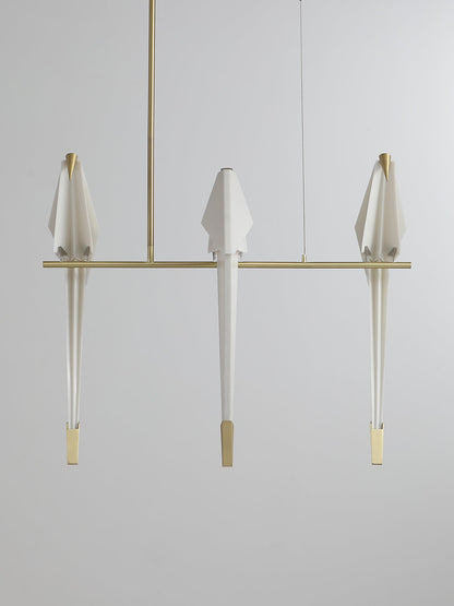 Paper Crane Bird LED Pendant light Chandelier