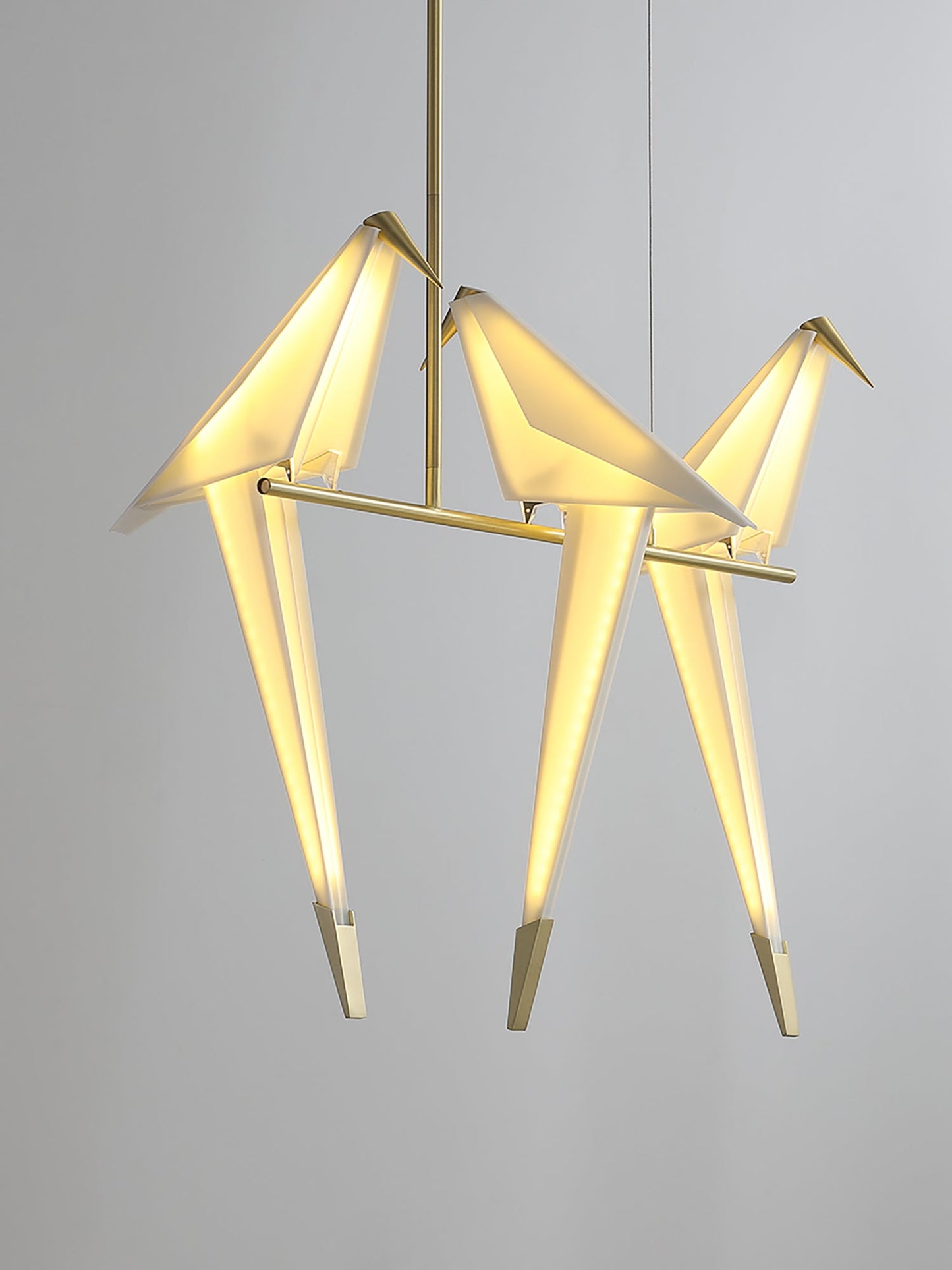 Paper Crane Bird LED Pendant light Chandelier