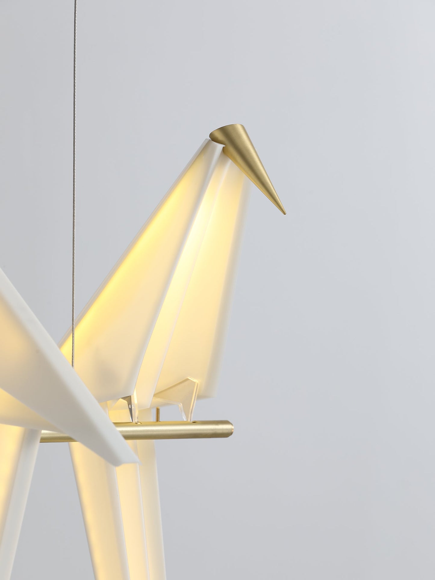 Paper Crane Bird LED Pendant light Chandelier