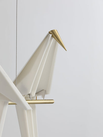 Paper Crane Bird LED Pendant light Chandelier