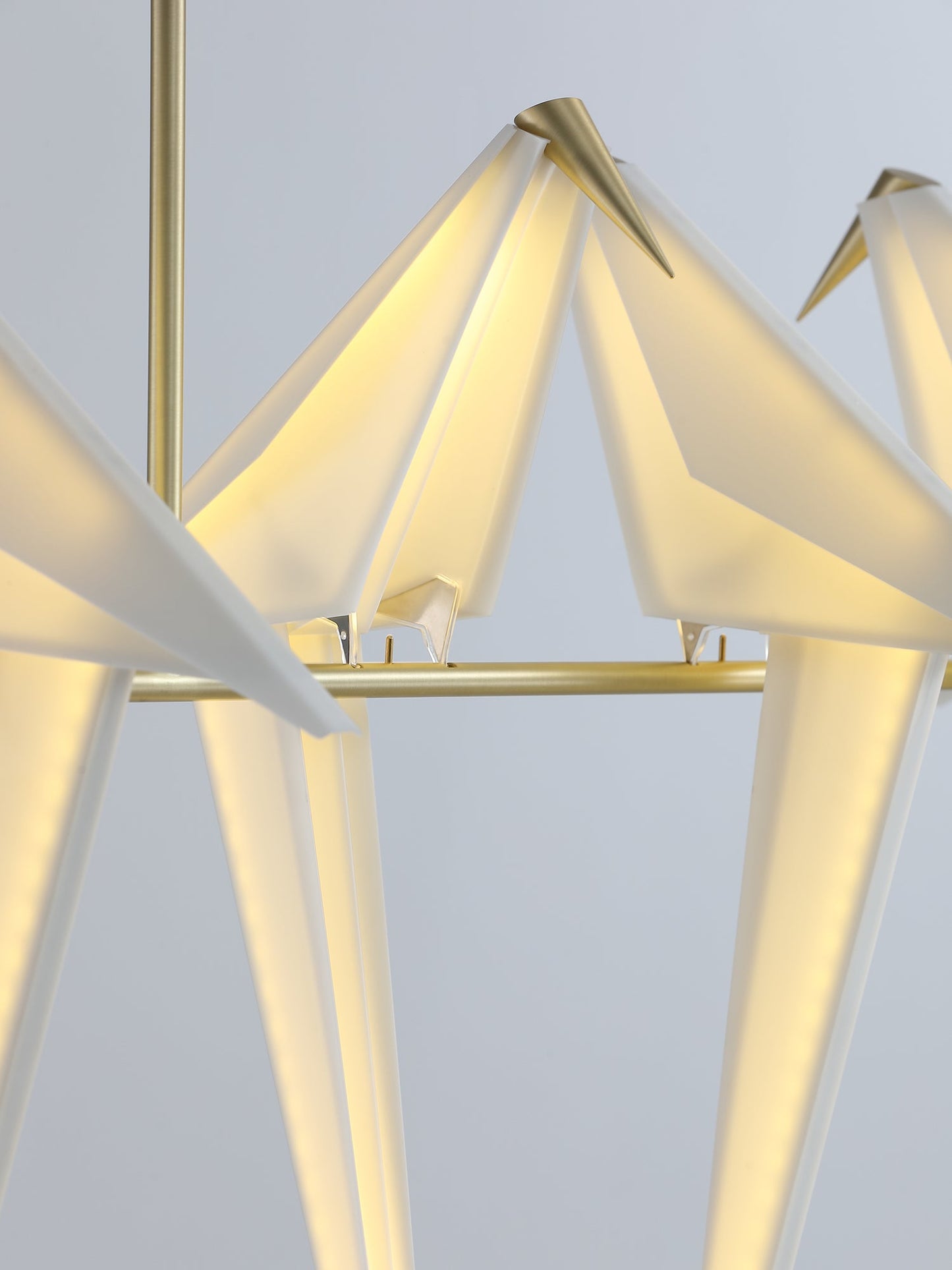 Paper Crane Bird LED Pendant light Chandelier