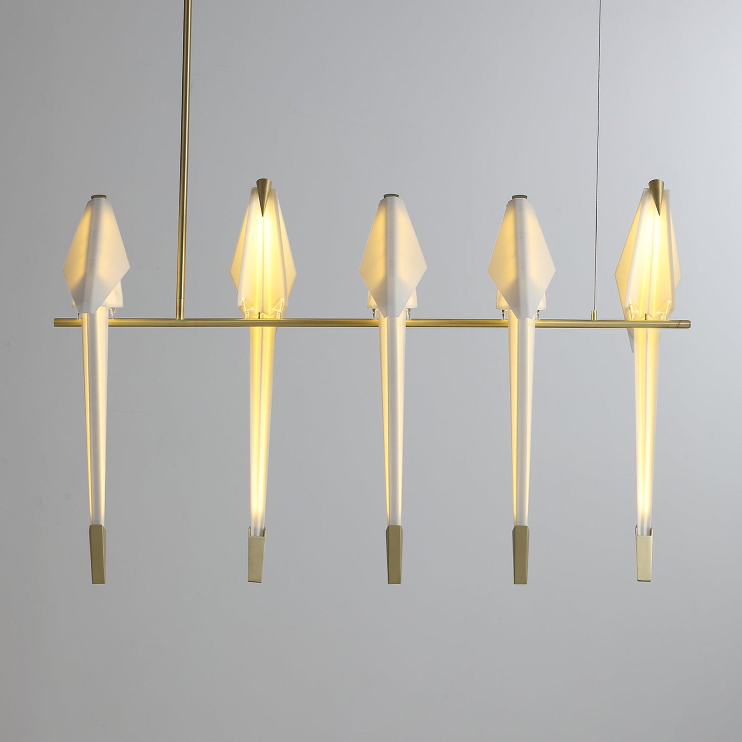 Paper Crane Bird LED Pendant light Chandelier