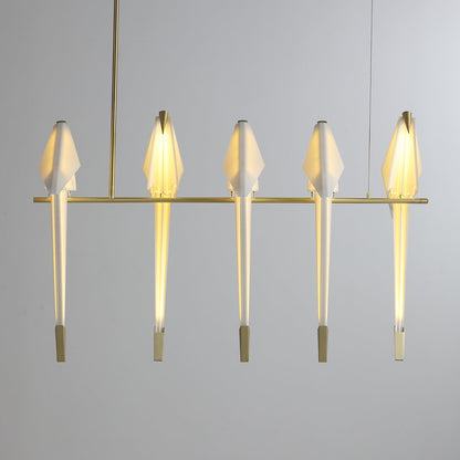 Paper Crane Bird LED Pendant light Chandelier