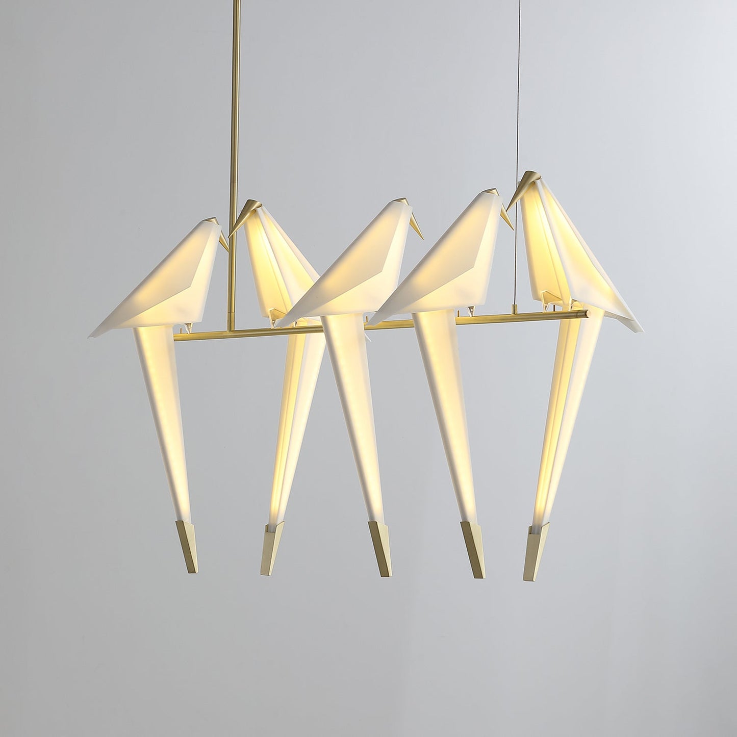 Paper Crane Bird LED Pendant light Chandelier