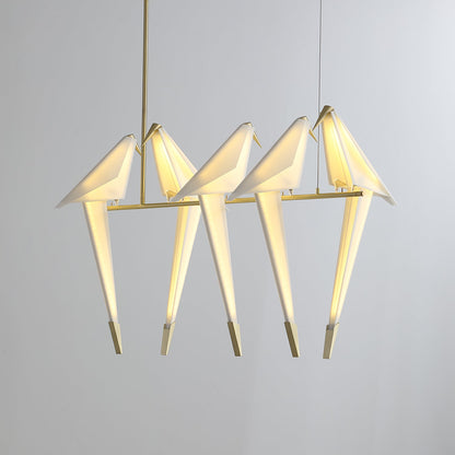 Paper Crane Bird LED Pendant light Chandelier