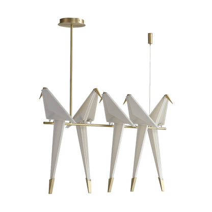Paper Crane Bird LED Pendant light Chandelier