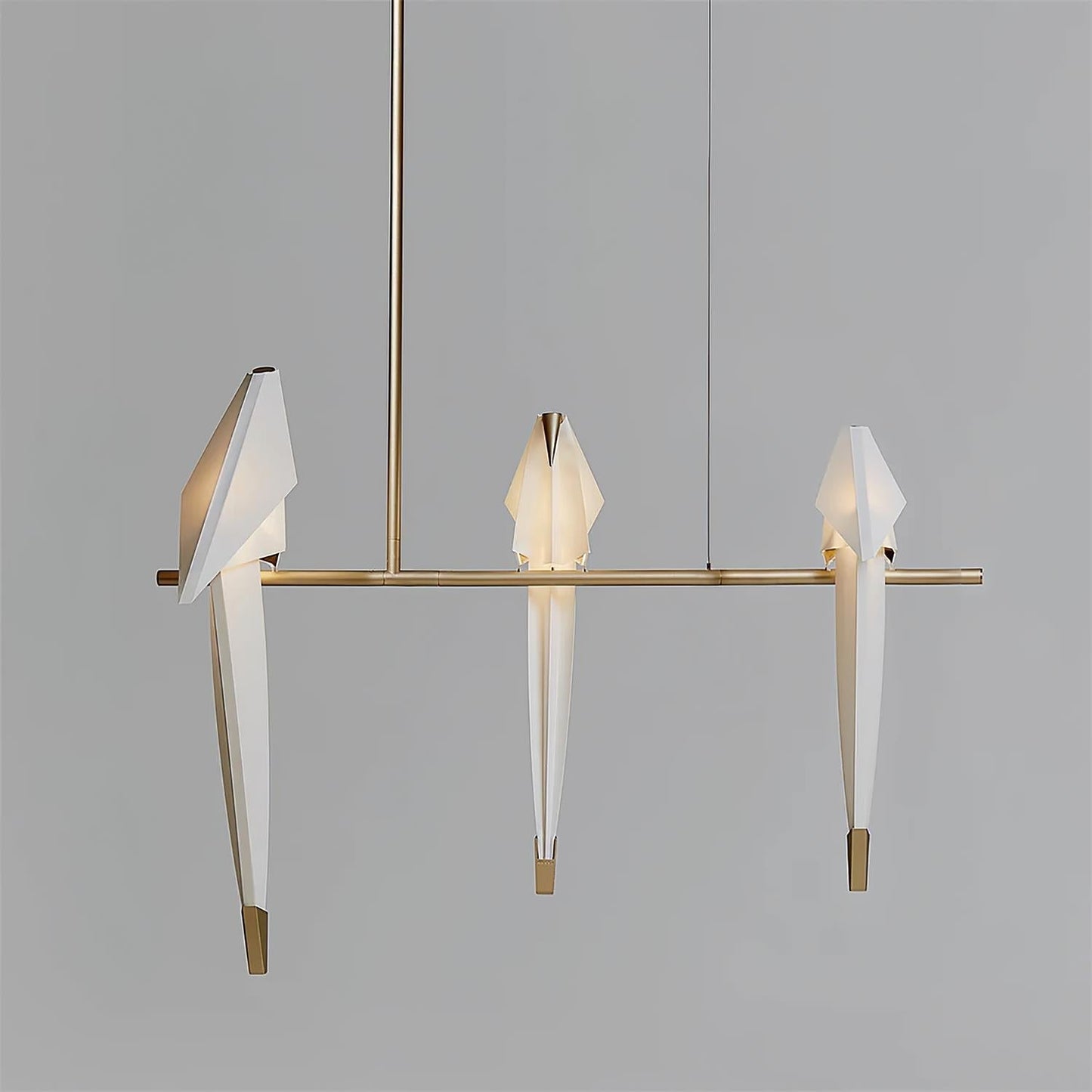 Paper Crane Bird LED Pendant light Chandelier