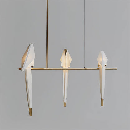 Paper Crane Bird LED Pendant light Chandelier