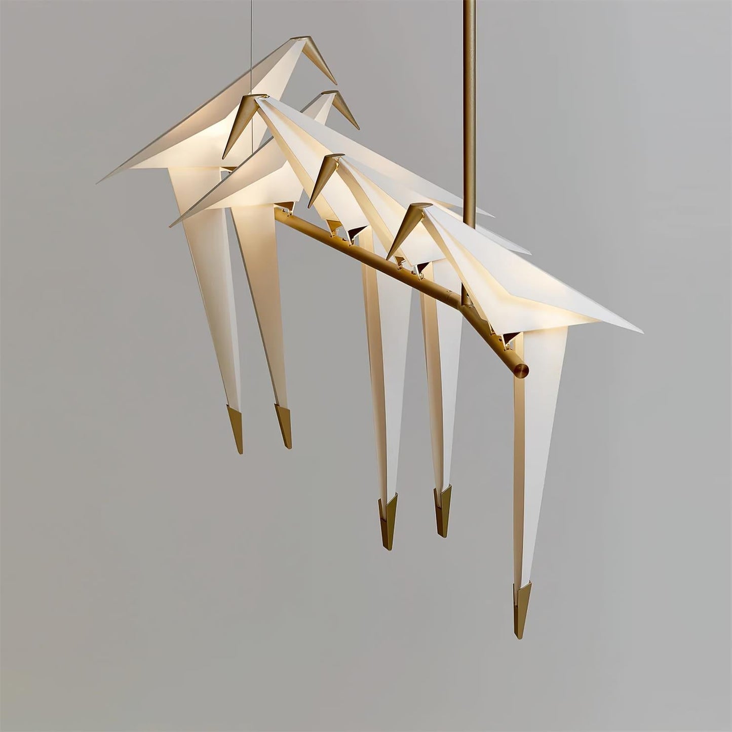 Paper Crane Bird LED Pendant light Chandelier