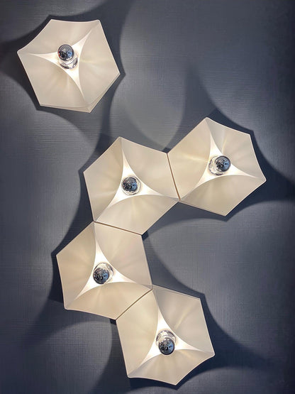 Pentagon Combination Sconce Wall Lamp