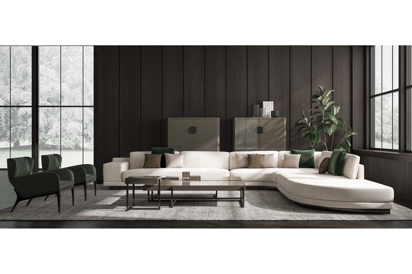 People 5 Pc Sectional - Beige