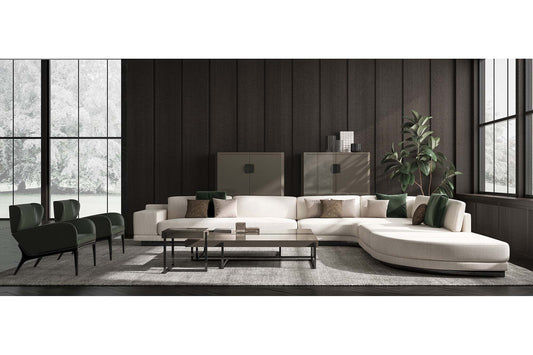 People 5 Pc Sectional - Beige