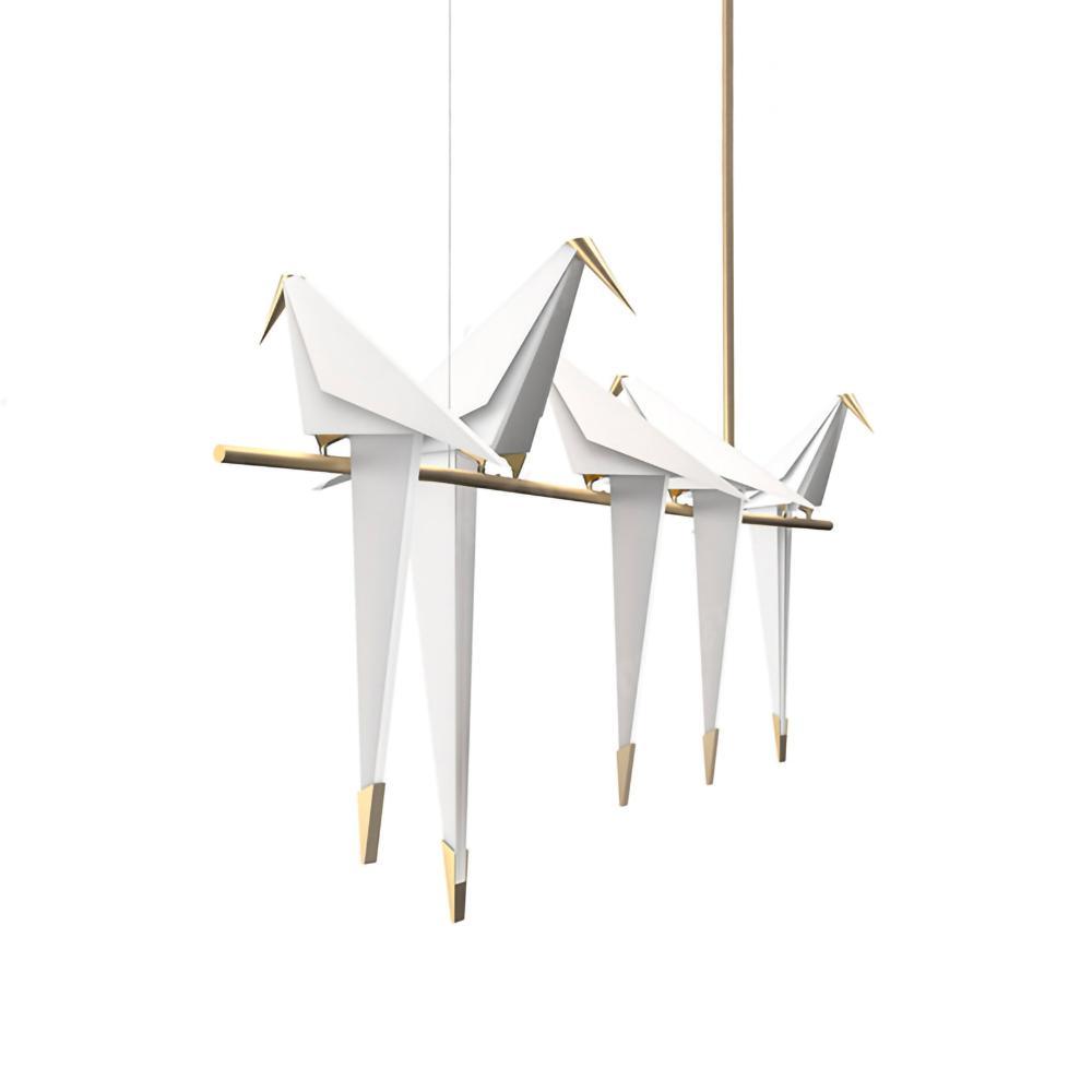 Paper Crane Bird LED Pendant light Chandelier