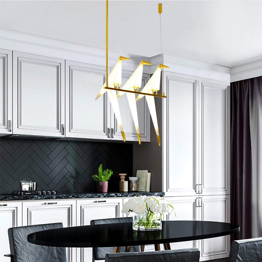 Paper Crane Bird LED Pendant light Chandelier