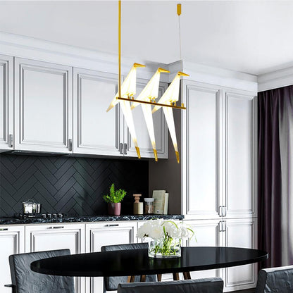 Paper Crane Bird LED Pendant light Chandelier