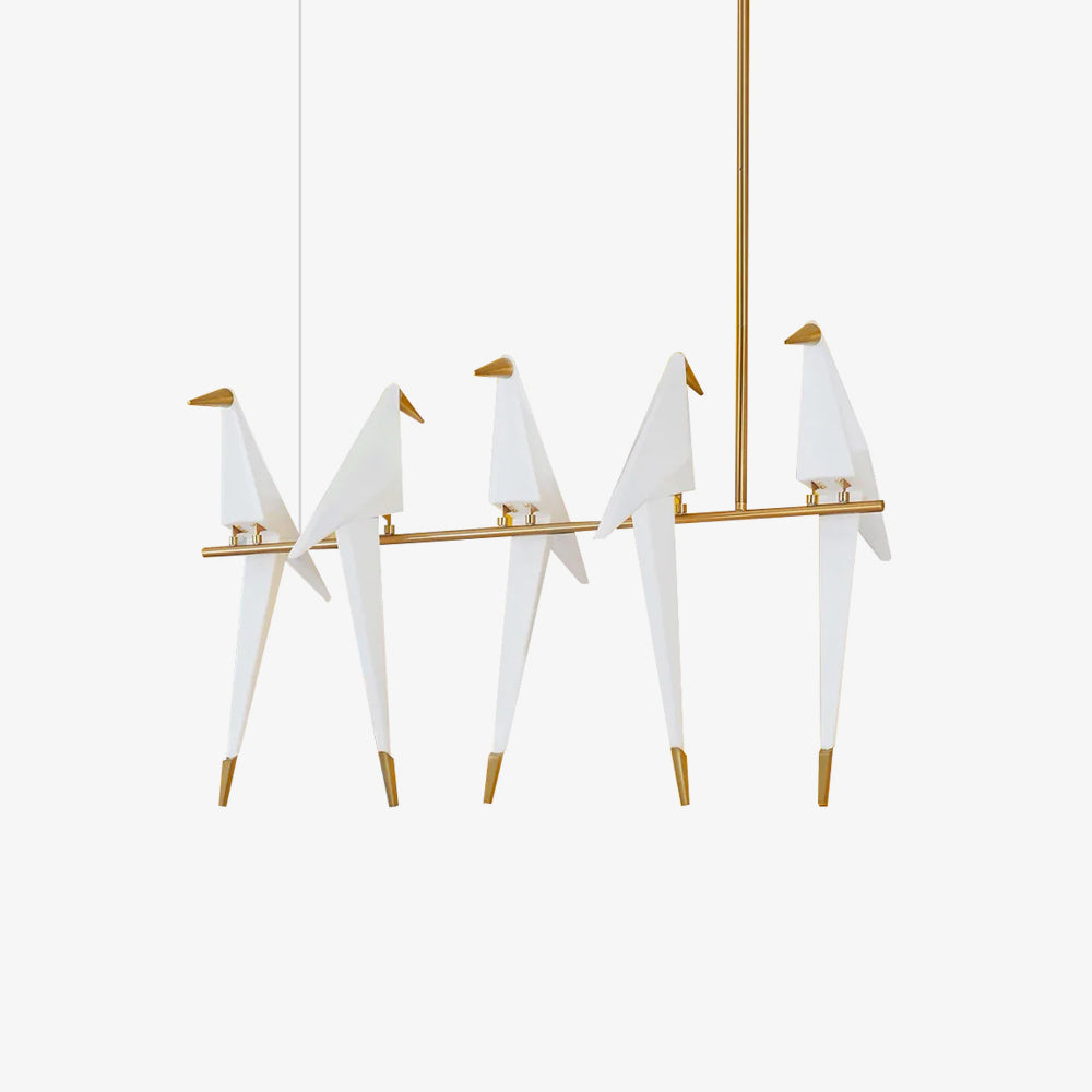 Paper Crane Bird LED Pendant light Chandelier
