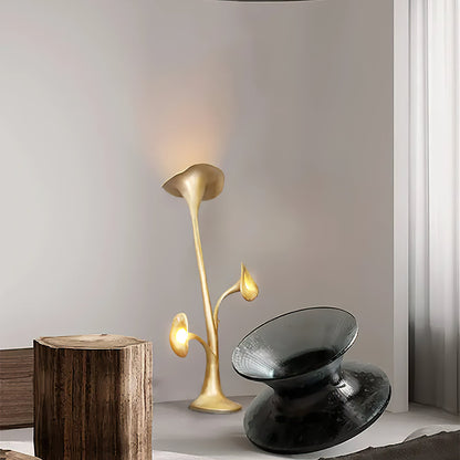 Petunia Sculpture Torchiere Lamp Floor Lamp