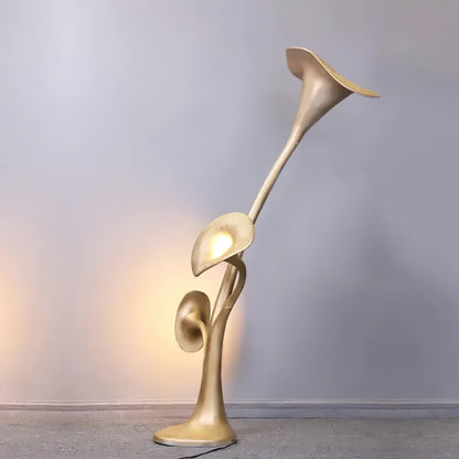 Petunia Sculpture Torchiere Lamp Floor Lamp