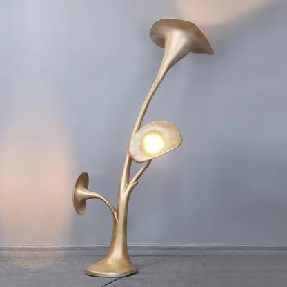 Petunia Sculpture Torchiere Lamp Floor Lamp