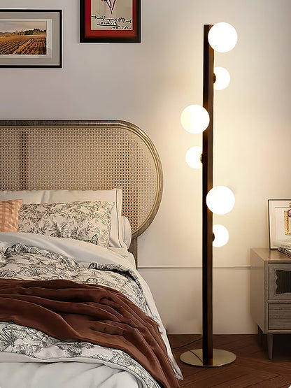 Planeta Wood Reading Lamp Floor Lamp