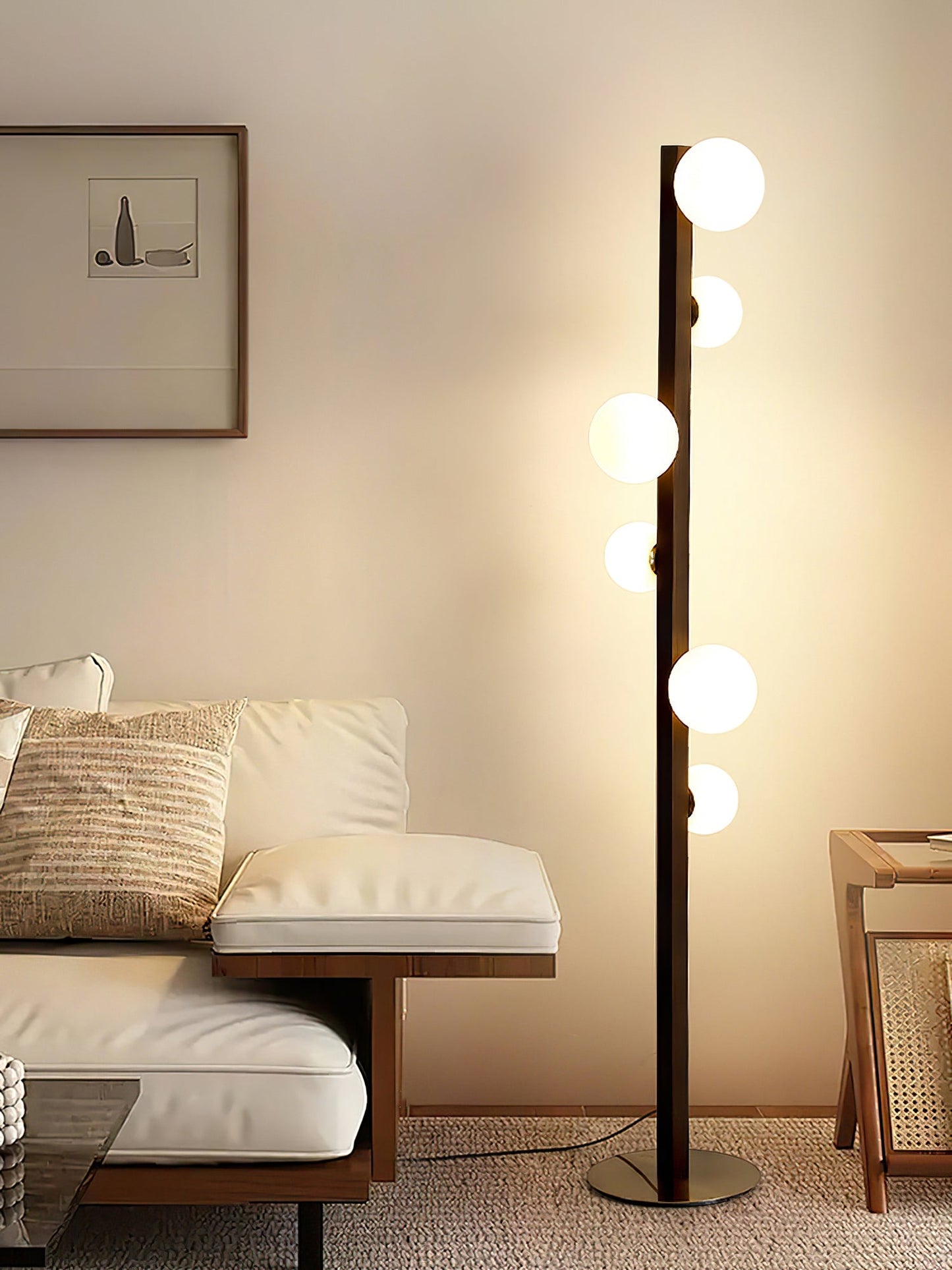 Planeta Wood Reading Lamp Floor Lamp