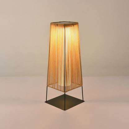 Plastic Rattan Architectural light Outdoor Post Light