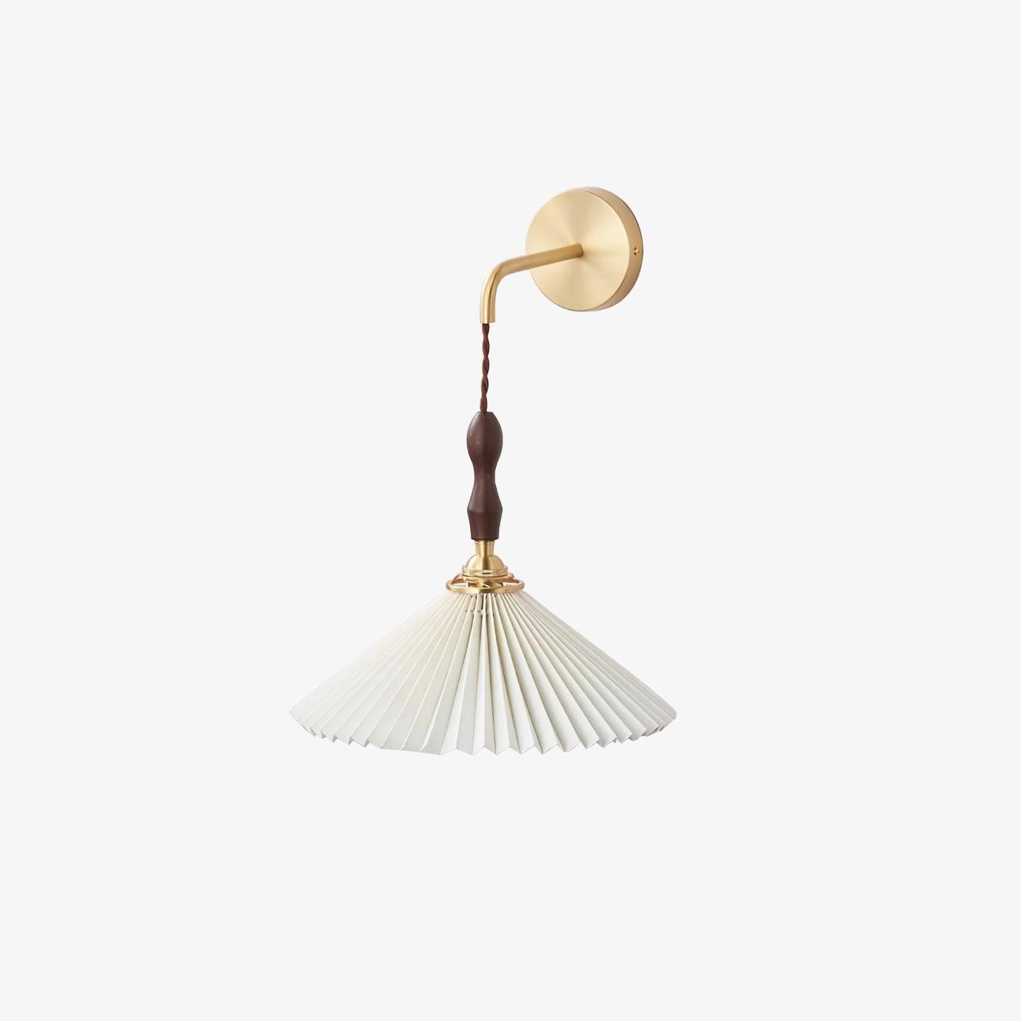 Pleated Wooden Wall light fixture Wall Lamp
