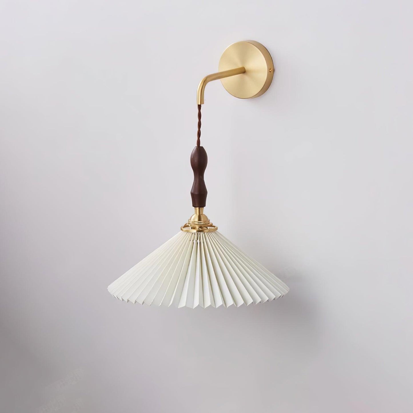 Pleated Wooden Wall light fixture Wall Lamp