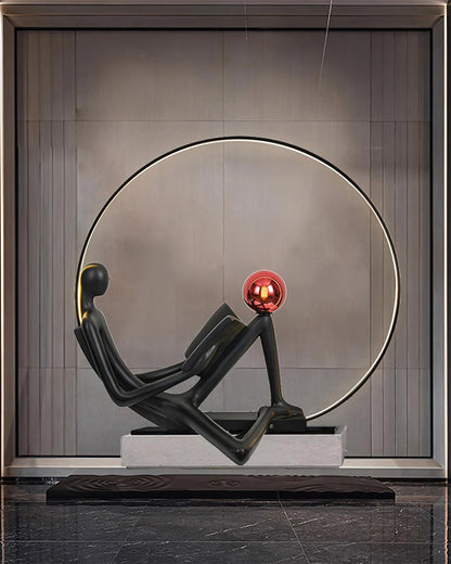 Reader Sculpture Reading Lamp Floor Lamp
