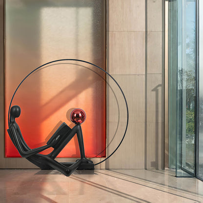 Reader Sculpture Reading Lamp Floor Lamp