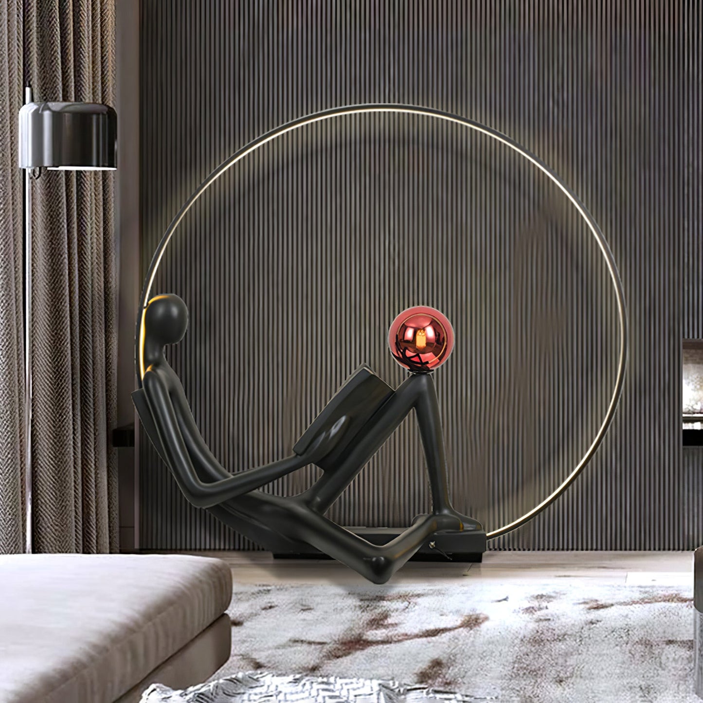 Reader Sculpture Reading Lamp Floor Lamp