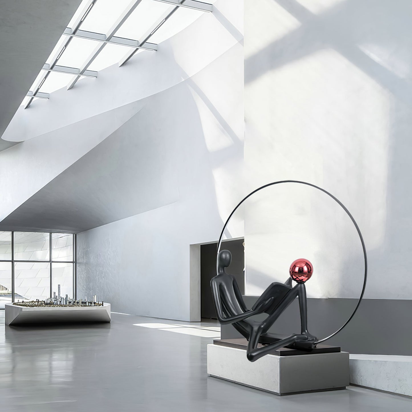 Reader Sculpture Reading Lamp Floor Lamp