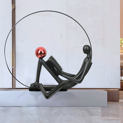 Reader Sculpture Reading Lamp Floor Lamp