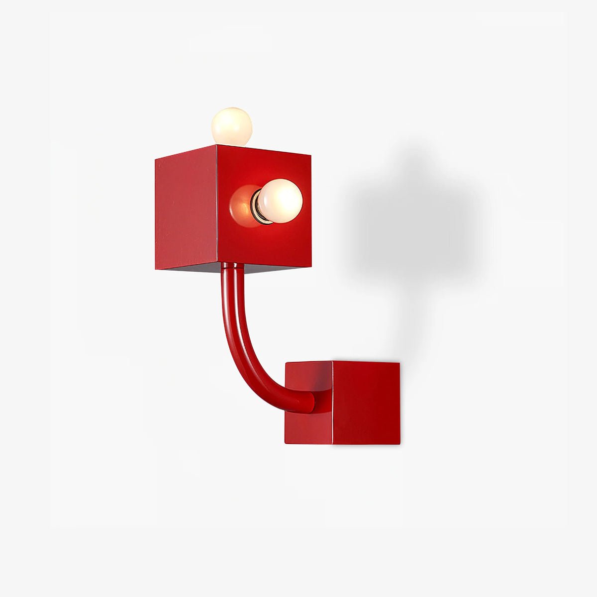 Red Cube Wall light Wall Lamp