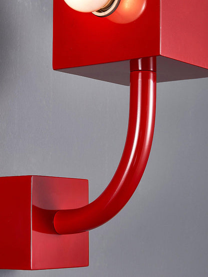 Red Cube Wall light Wall Lamp