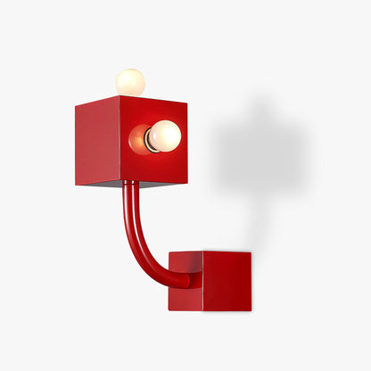 Red Cube Wall light Wall Lamp