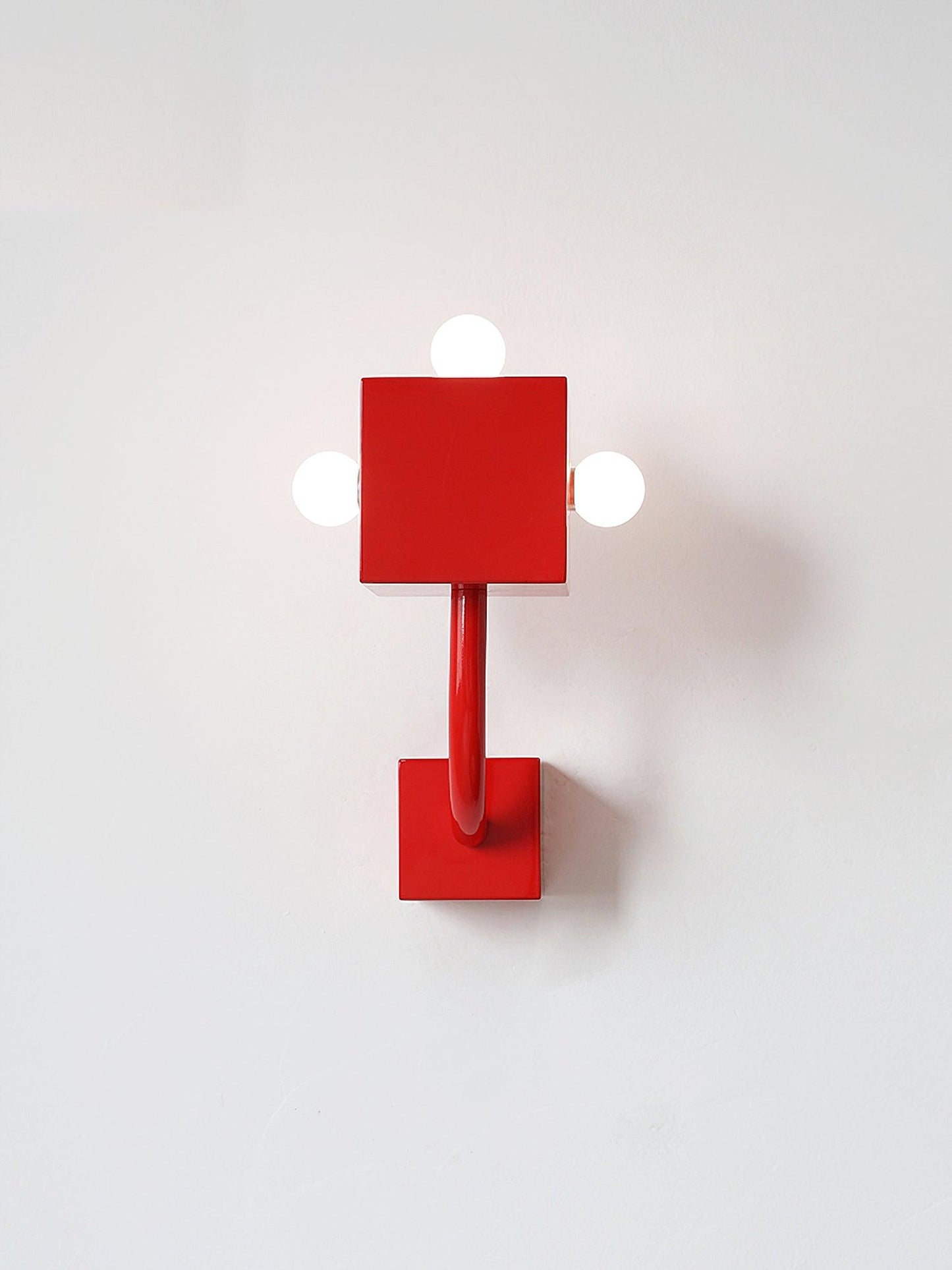 Red Cube Wall light Wall Lamp