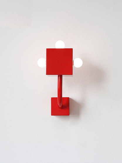 Red Cube Wall light Wall Lamp