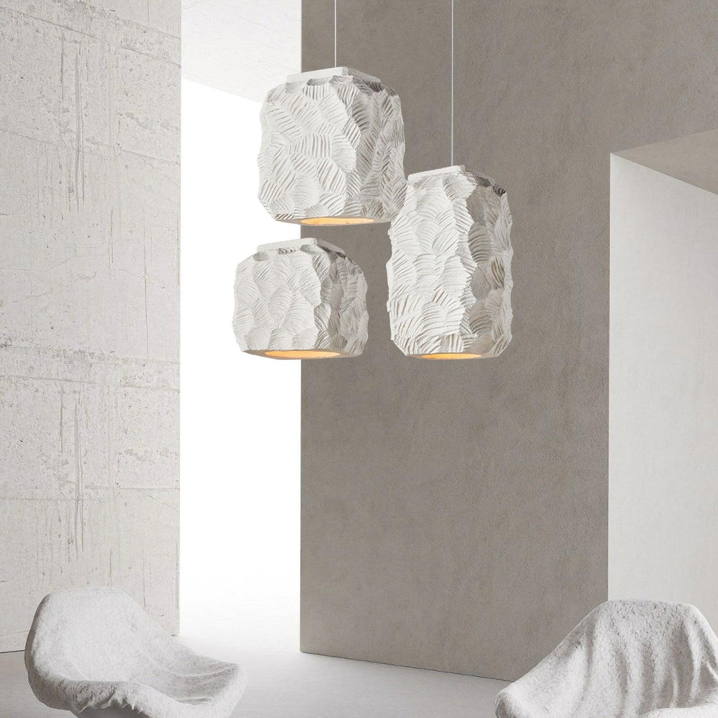 Resin Geometry Houselight Pendant Lamp