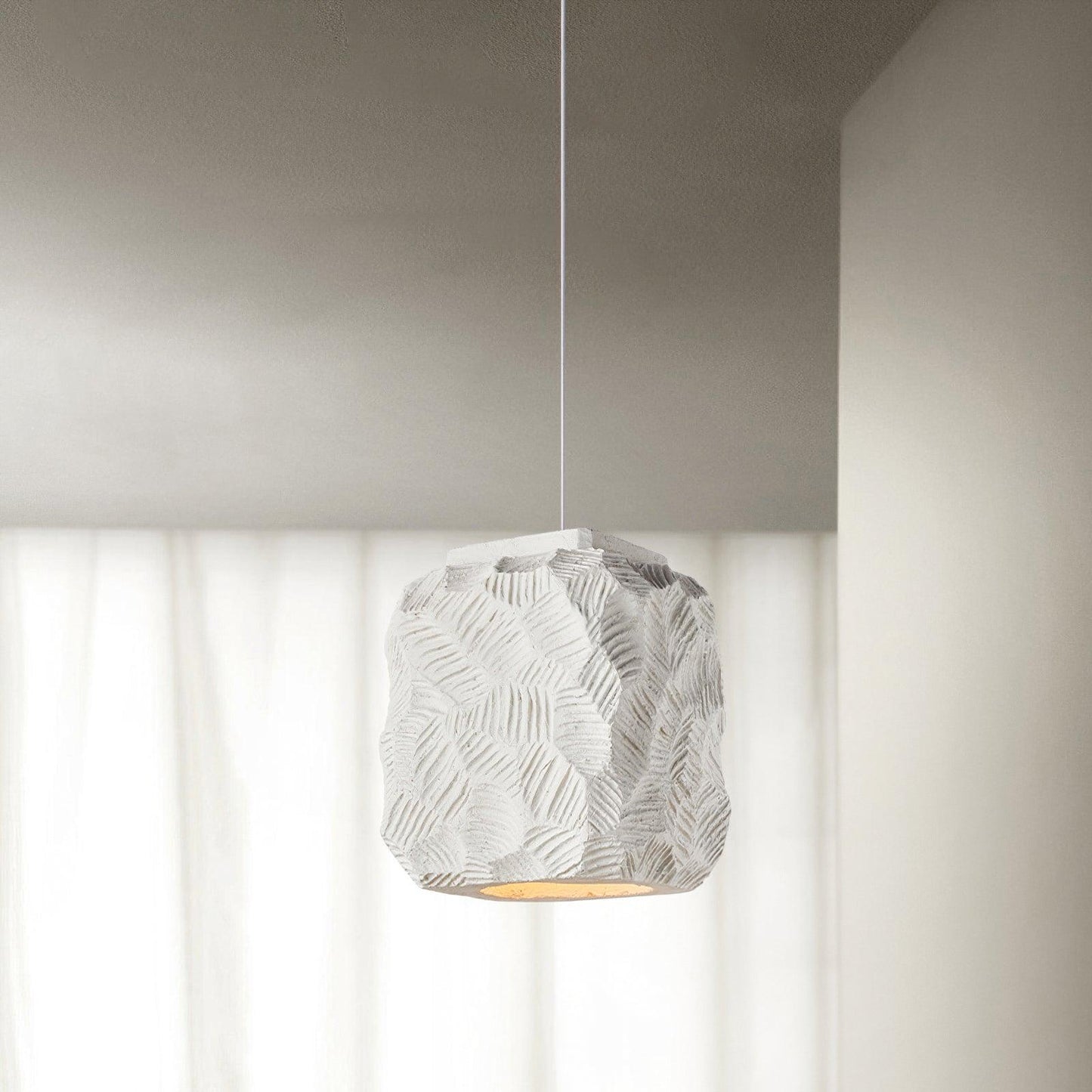 Resin Geometry Houselight Pendant Lamp