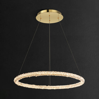 Ring Crystal Ceiling fixture Chandeliers