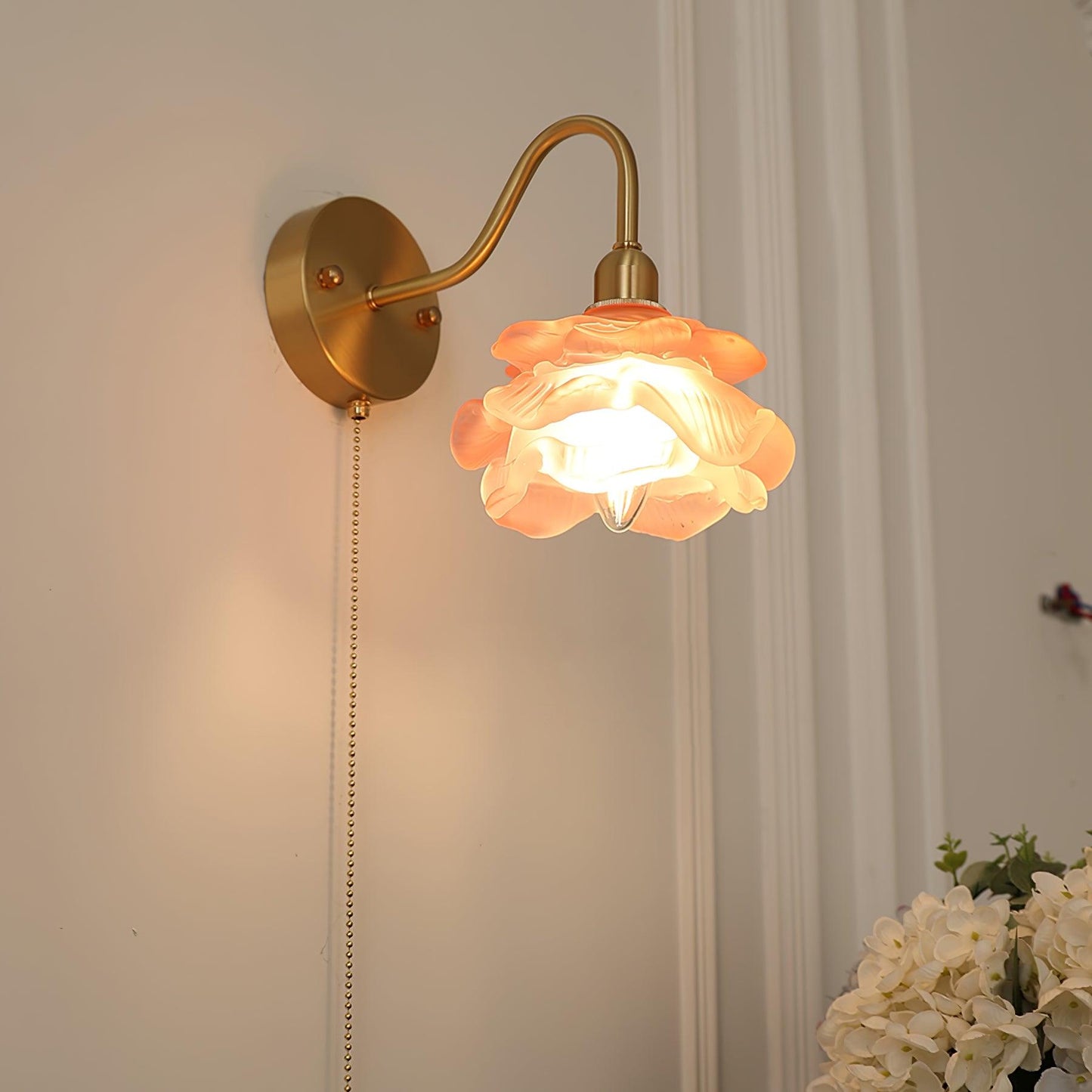 Rose Brass Lamp bracket Wall Light