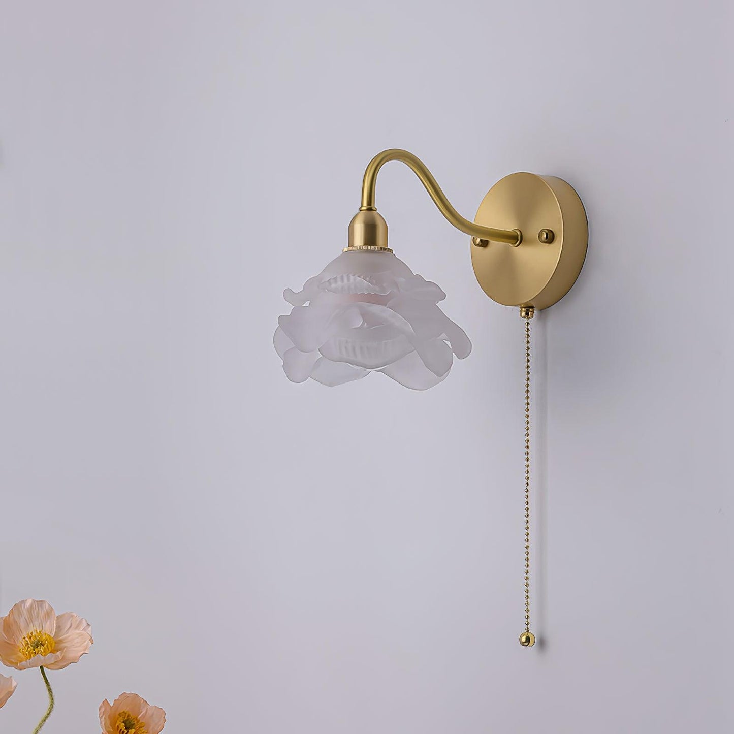 Rose Brass Lamp bracket Wall Light