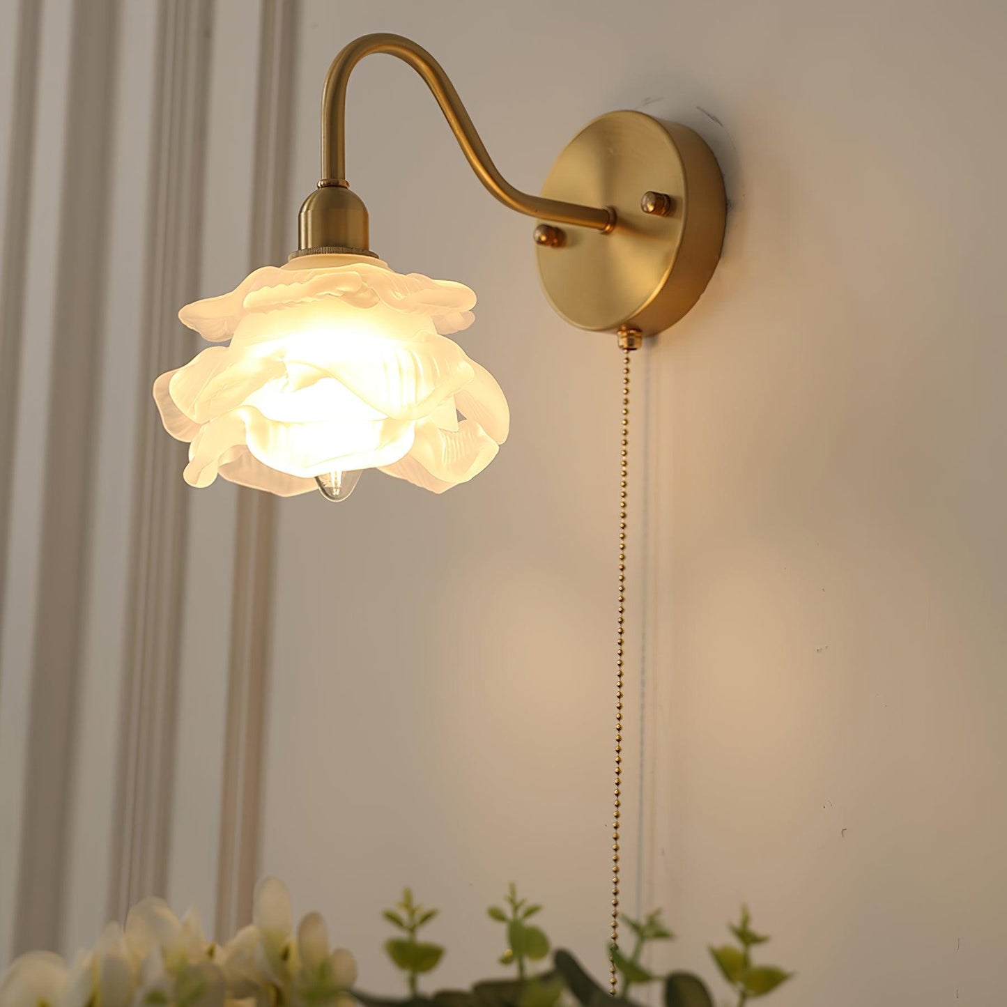 Rose Brass Lamp bracket Wall Light