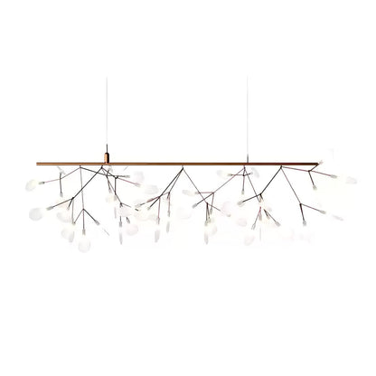 Rose Gold Firefly LED Candelabrum Chandelier