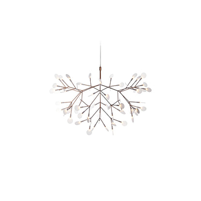 Rose Gold Firefly LED Candelabrum Chandelier