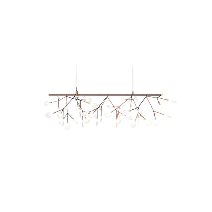 Rose Gold Firefly LED Candelabrum Chandelier