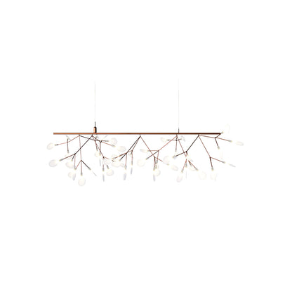 Rose Gold Firefly LED Candelabrum Chandelier